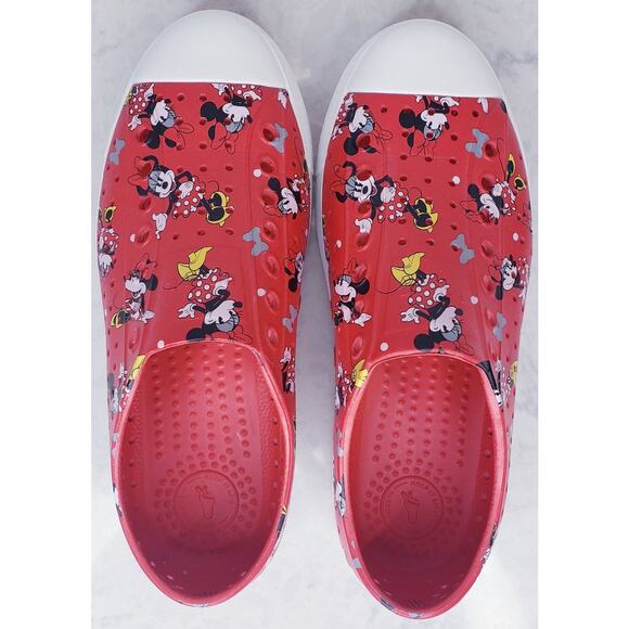 DISNEY X NATIVE Minnie Mouse Slip On Shoes Lightweight Unisex Size M6/W8 - Picture 3 of 13